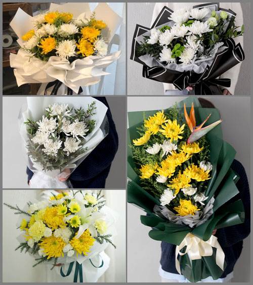 江苏镇江京口区四牌楼街道白事花束代送